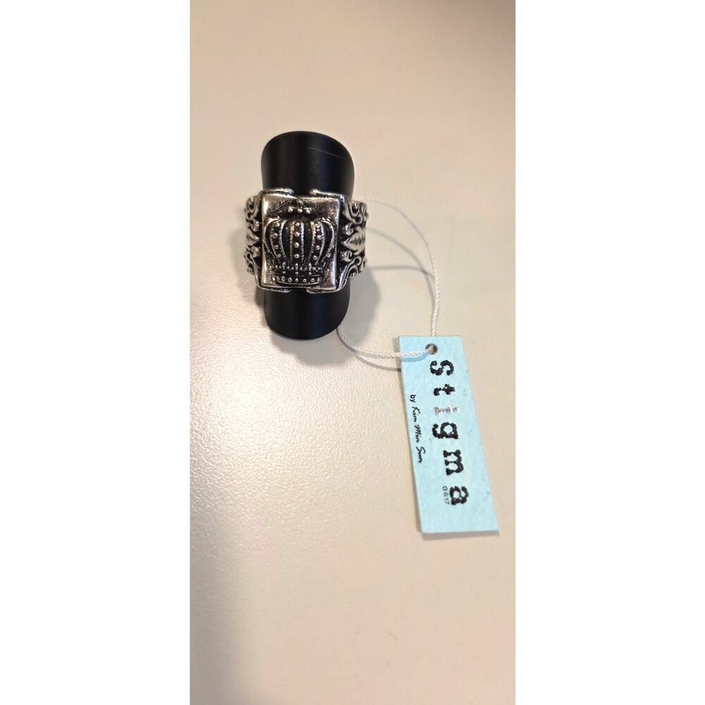 Stigma by Kim Min Sun Crown Emblam Ring Size 12